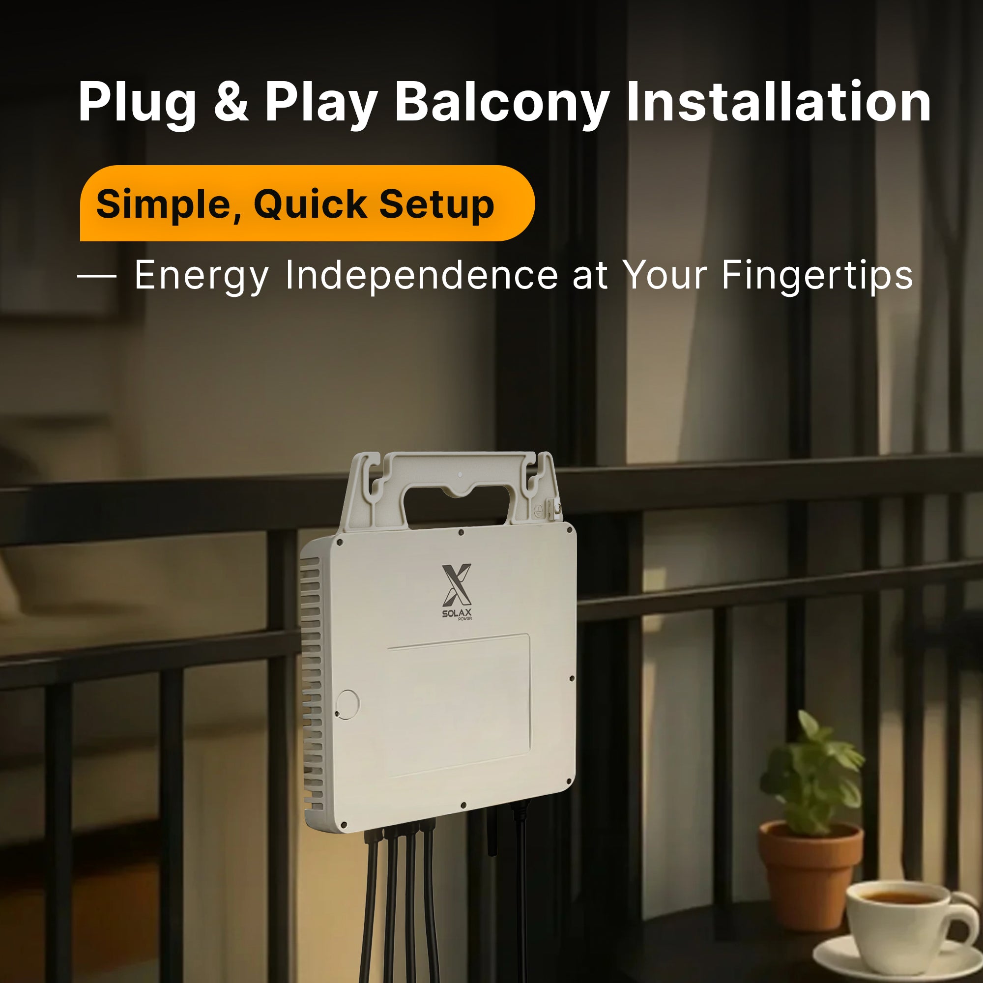 Microinverter Dual MPPT Wifi